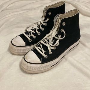 women hightop platform converse